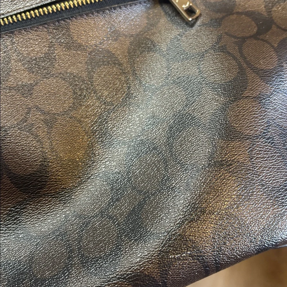 Coach Black and Brown Signature Tote - Picture 7 of 7